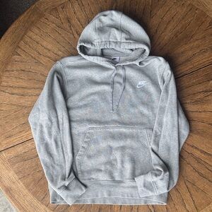 Nike Men's Light Gray Pullover Hoodie